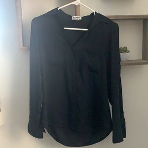 Express Portofino Shirt XS Black